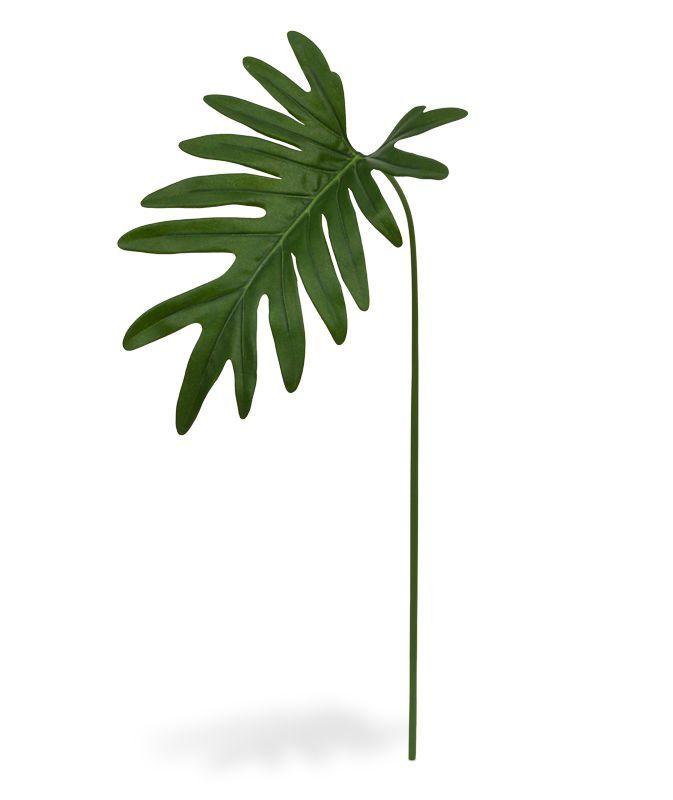 HSM Collection-Feuille Artificielle Greens Philodendron-20x30x55-Vert-Soie Arti